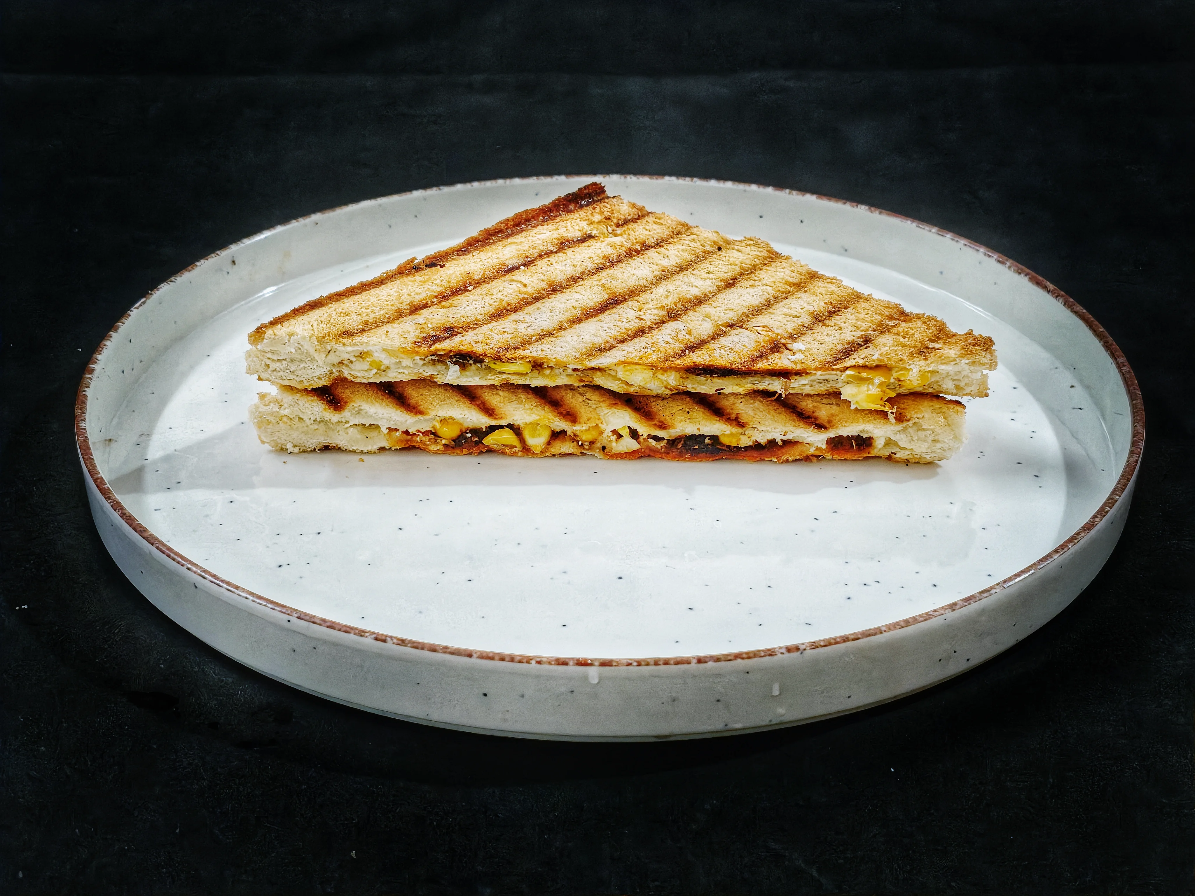 Paneer Tikka Grilled Sandwich